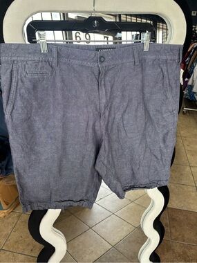 Express Men’s Slate Blue Hybrid Shorts